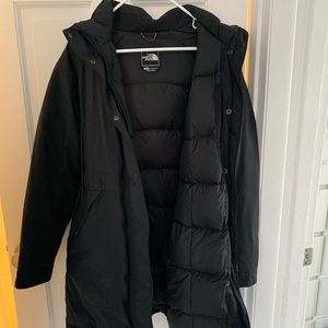 Women’s North Face Black Parka Jacket
